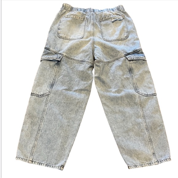 Free People We the Free The Maggie Midrise Straight Leg Size 10 EUC Boho Western - Picture 2 of 11